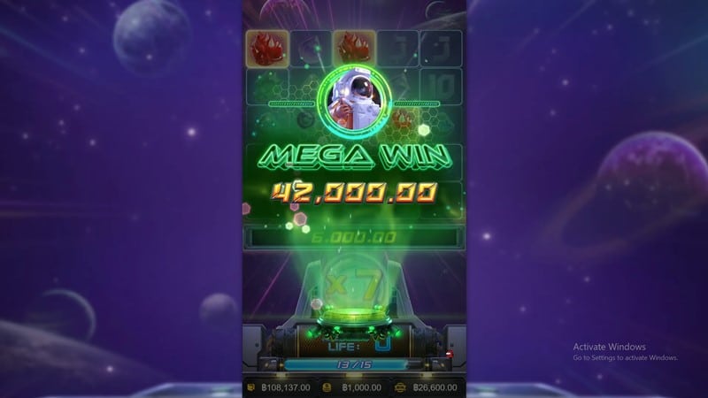 รีวิวเกมสล็อต Galactic Gems PGSLOT