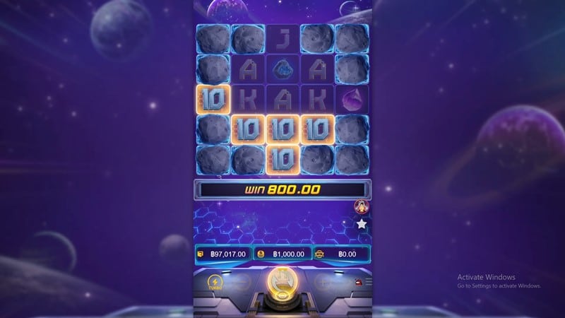 รีวิวเกมสล็อต Galactic Gems PGSLOT