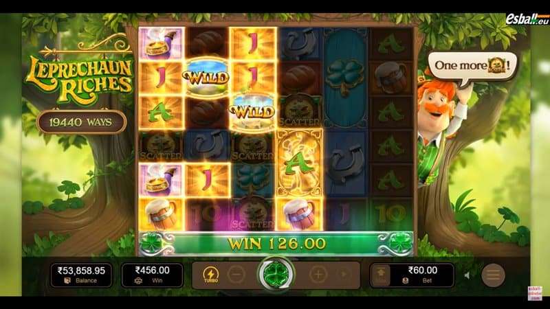 รีวิวเกมสล็อต Leprechaun Riches PGSLOT