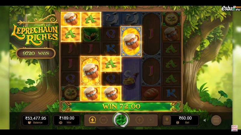 รีวิวเกมสล็อต Leprechaun Riches PGSLOT