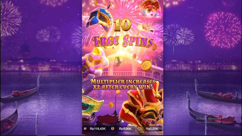 รีวิวเกมสล็อต Mask Carnival PGSLOT