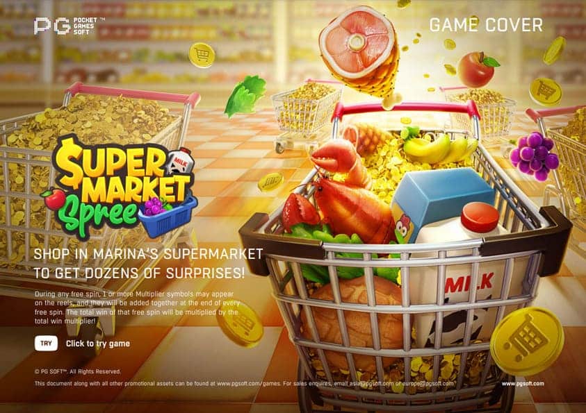 รีวิวเกมสล็อต Super Market Spree