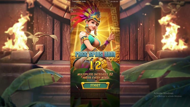 รีวิวเกมสล็อต Treasures of Aztec PGSLOT